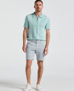 8" Flat Front Garment Dyed Short