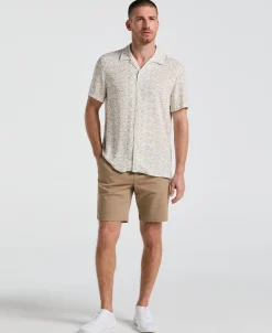 8" Flat Front Garment Dyed Short