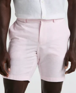 8" Flat Front Linen Cotton Short