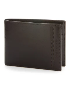 Brown Genuine Leather Glazed Wallet