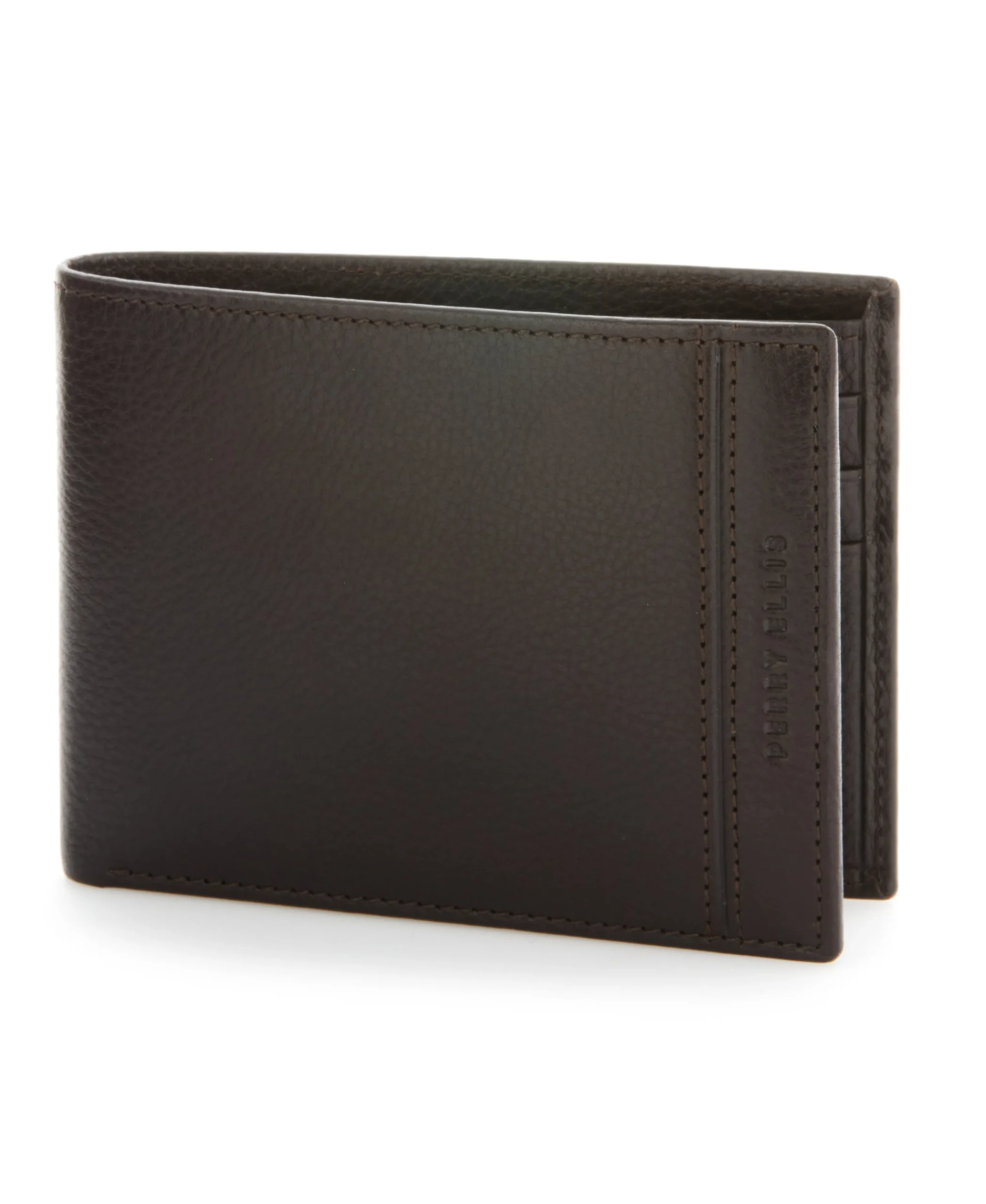 Brown Genuine Leather Glazed Wallet