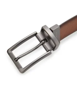 Burnished Brown Leather Belt