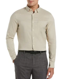 CLEARANCE Big & Tall Total Stretch Heather Shirt
