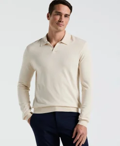 CLEARANCE Open Polo Sweater
