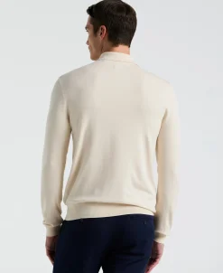 CLEARANCE Open Polo Sweater