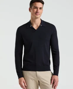 CLEARANCE Open Polo Sweater