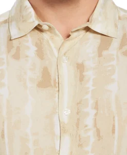 CLEARANCE Paint Stripe Soft Long Sleeve Button-Down Shirt