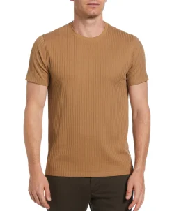 CLEARANCE Ribbed Crew Neck Tee