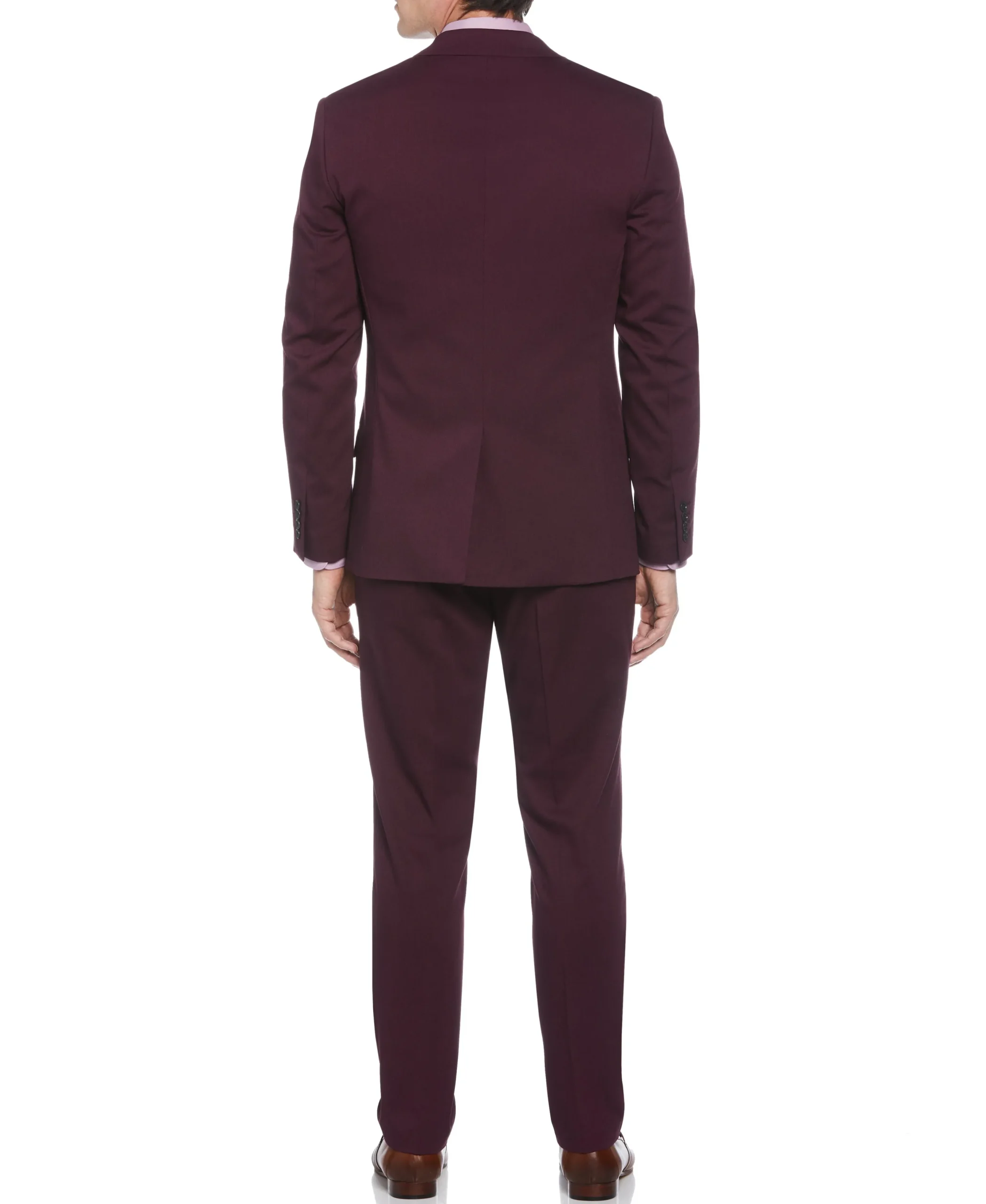CLEARANCE Slim Fit Burgundy Performance Tech Suit