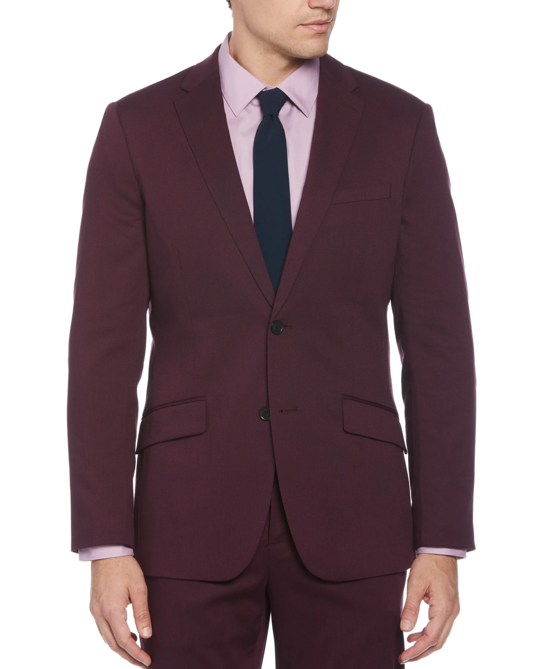 CLEARANCE Slim Fit Burgundy Performance Tech Suit