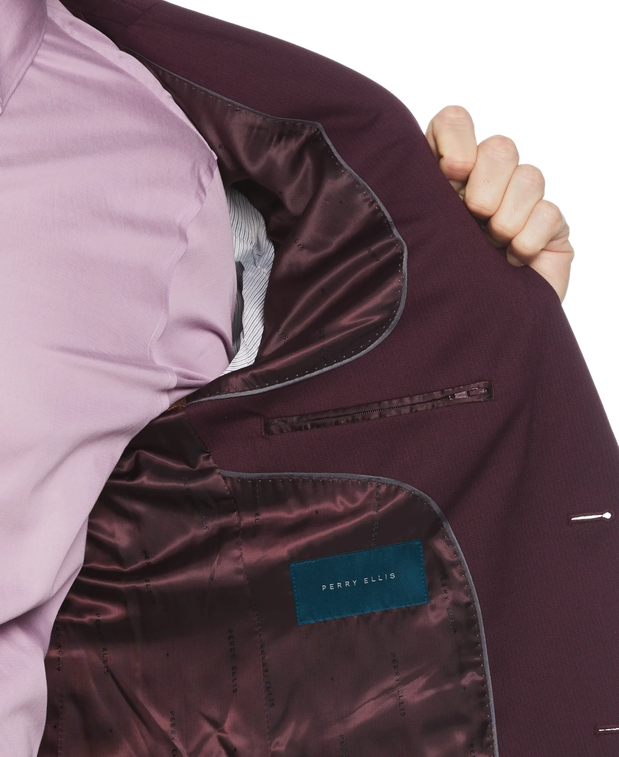 CLEARANCE Slim Fit Burgundy Performance Tech Suit