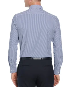 CLEARANCE Slim Fit Button-Down Striped Dress Shirt