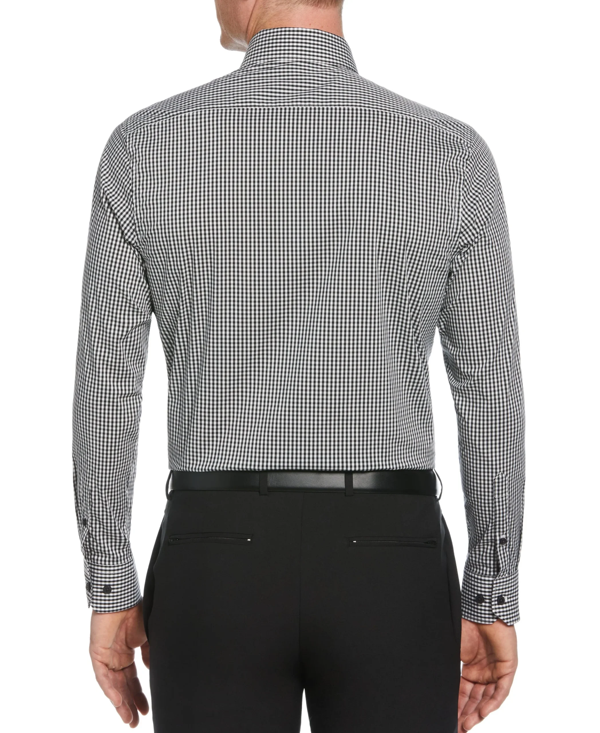 CLEARANCE Slim Fit Check Print Dress Shirt