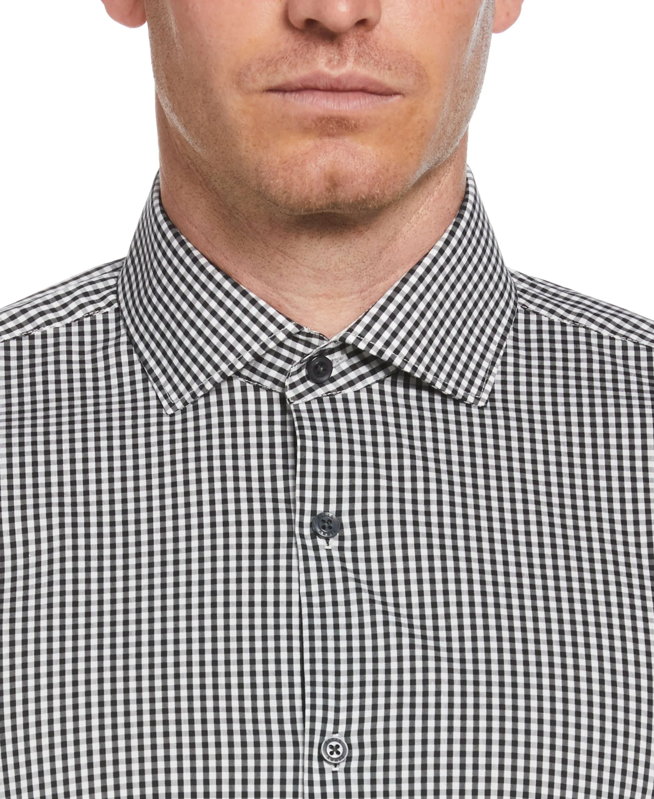 CLEARANCE Slim Fit Check Print Dress Shirt