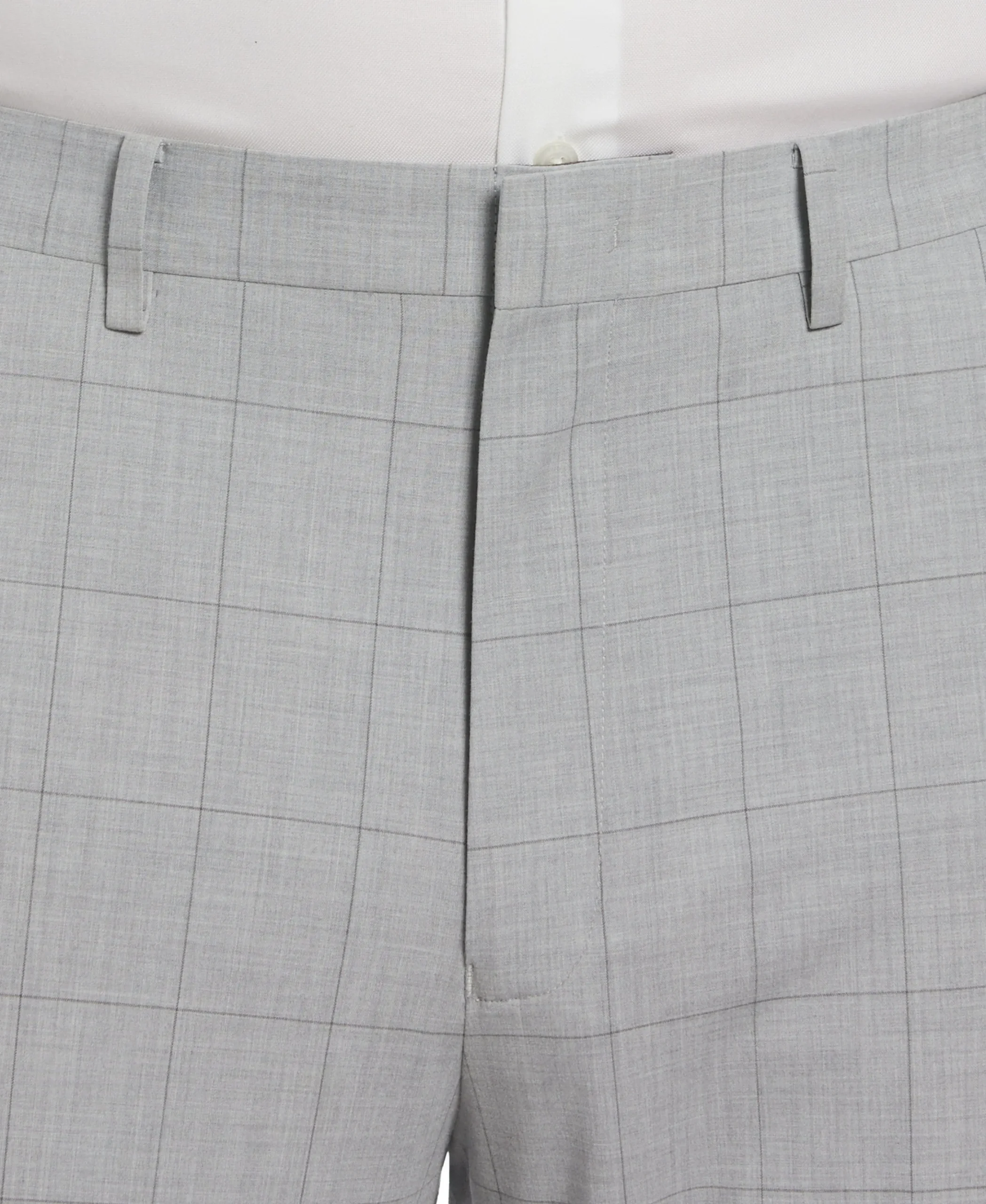 CLEARANCE Slim Fit Checkered Suit Pant