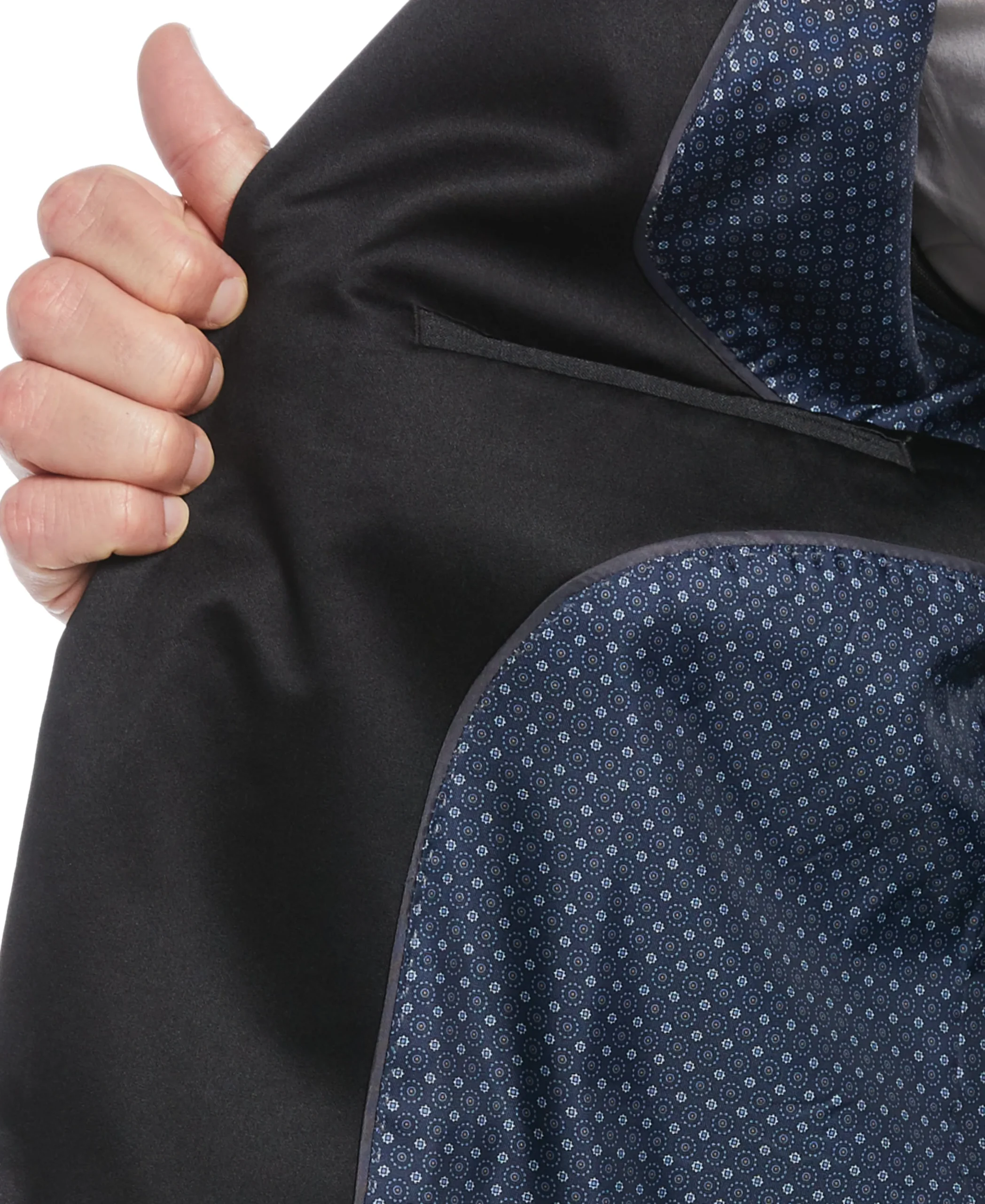 CLEARANCE Slim Fit Contrast Tuxedo Jacket