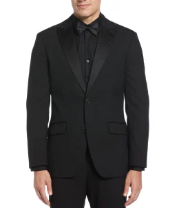 CLEARANCE Slim Fit Contrast Tuxedo Jacket