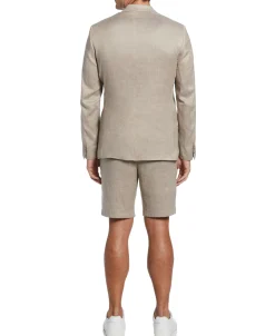 CLEARANCE Slim Fit Linen Blend Summer Suit Jacket