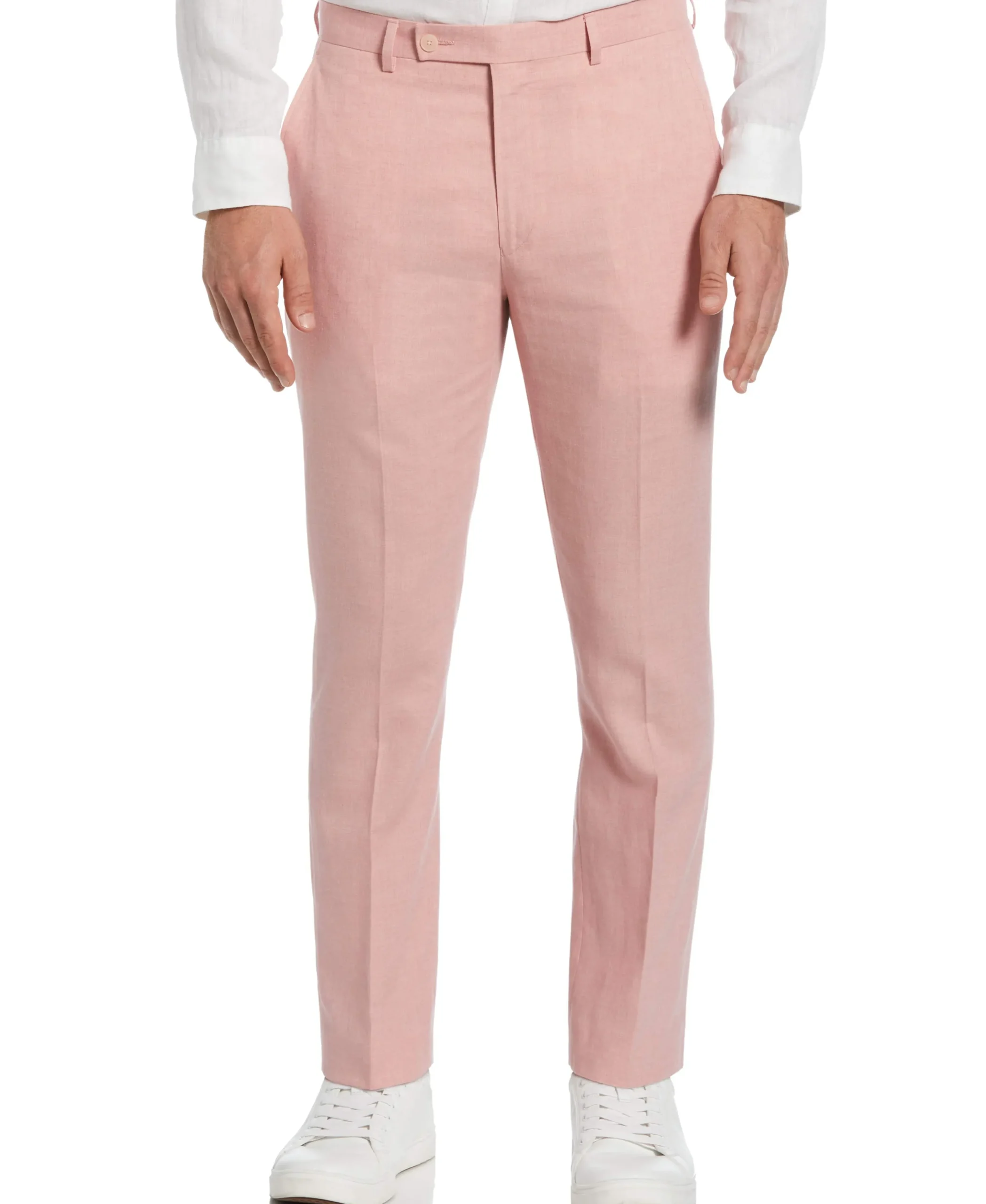 CLEARANCE Slim Fit Linen Blend Suit Pant