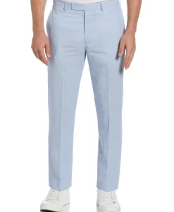CLEARANCE Slim Fit Linen Blend Suit Pant