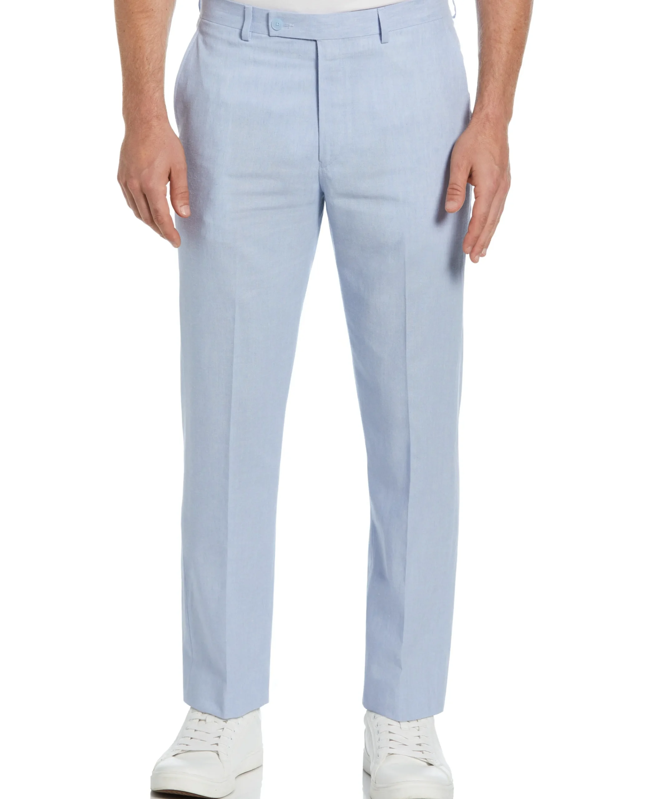 CLEARANCE Slim Fit Linen Blend Suit Pant