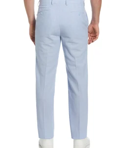 CLEARANCE Slim Fit Linen Blend Suit Pant
