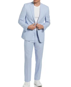 CLEARANCE Slim Fit Linen Blend Suit Jacket