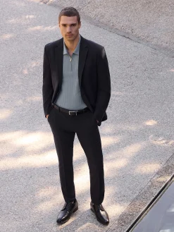CLEARANCE Slim Fit Micro Check Suit Jacket
