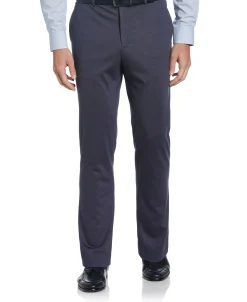 CLEARANCE Slim Fit Microgrid Knit Suit Pant