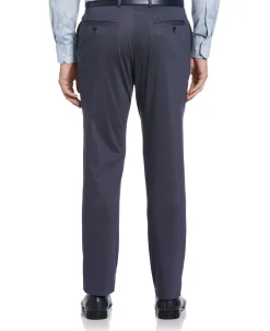CLEARANCE Slim Fit Microgrid Knit Suit Pant