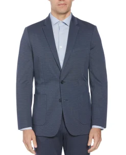 CLEARANCE Slim Fit Microgrid Knit Suit Jacket
