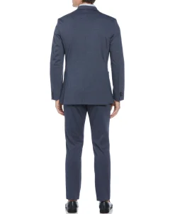 CLEARANCE Slim Fit Microgrid Knit Suit Jacket