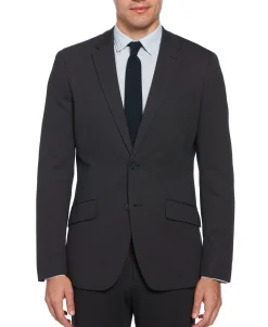 CLEARANCE Slim Fit Pindot Stretch Knit Suit Jacket