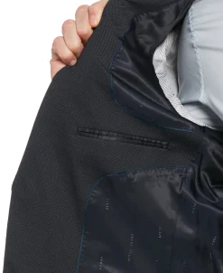 CLEARANCE Slim Fit Pindot Stretch Knit Suit Jacket