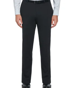CLEARANCE Slim Fit Pindot Stretch Knit Suit Pant