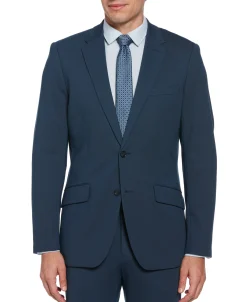 CLEARANCE Slim Fit Pindot Stretch Knit Suit Jacket