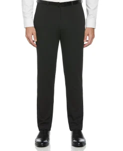 CLEARANCE Slim Fit Solid Knit Suit Pant