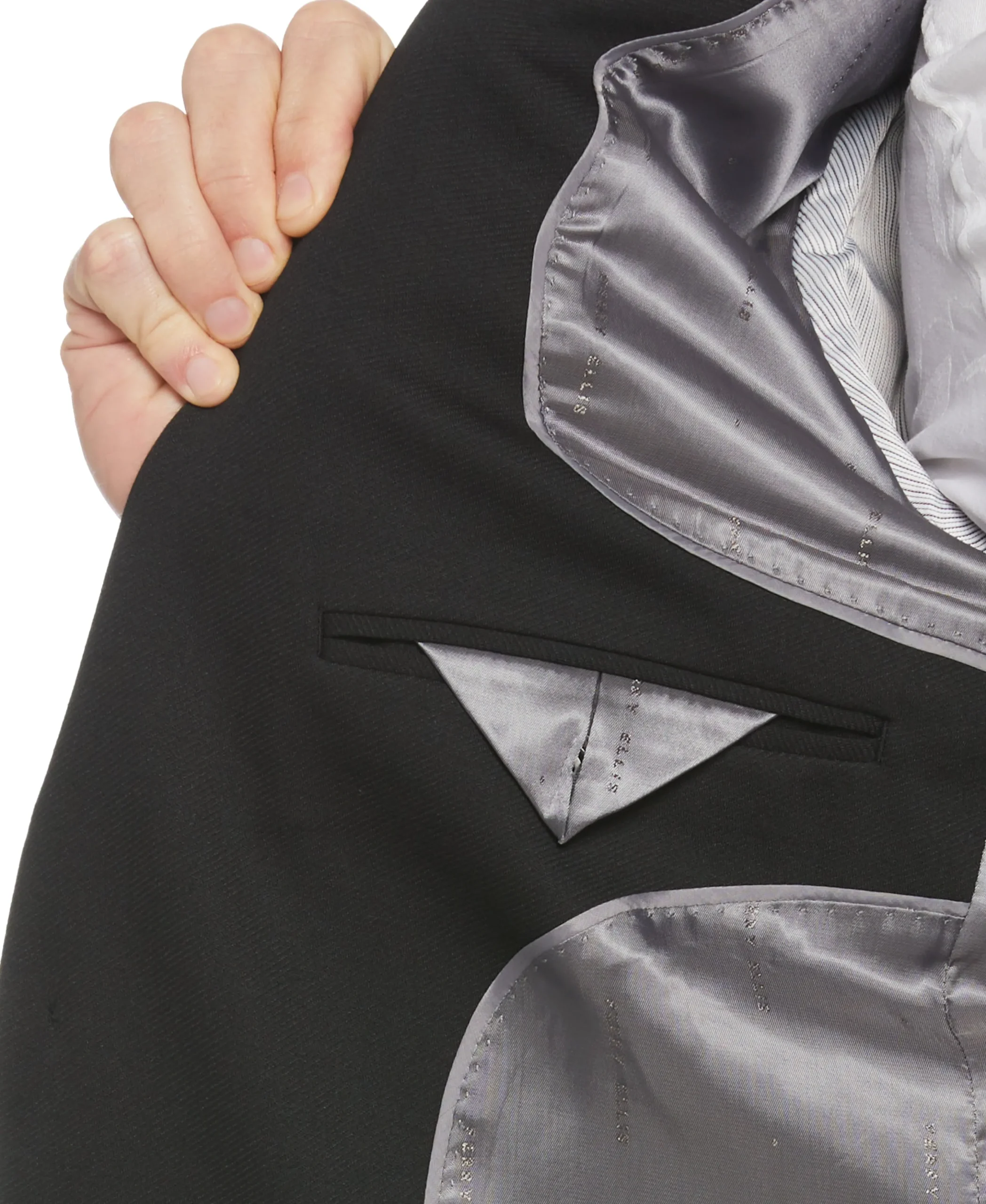 CLEARANCE Slim Fit Solid Knit Suit Jacket