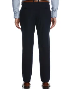 CLEARANCE Slim Fit Stretch Textured Tech Suit Pant