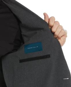 CLEARANCE Slim Fit Stretch Textured Tech Suit Jacket