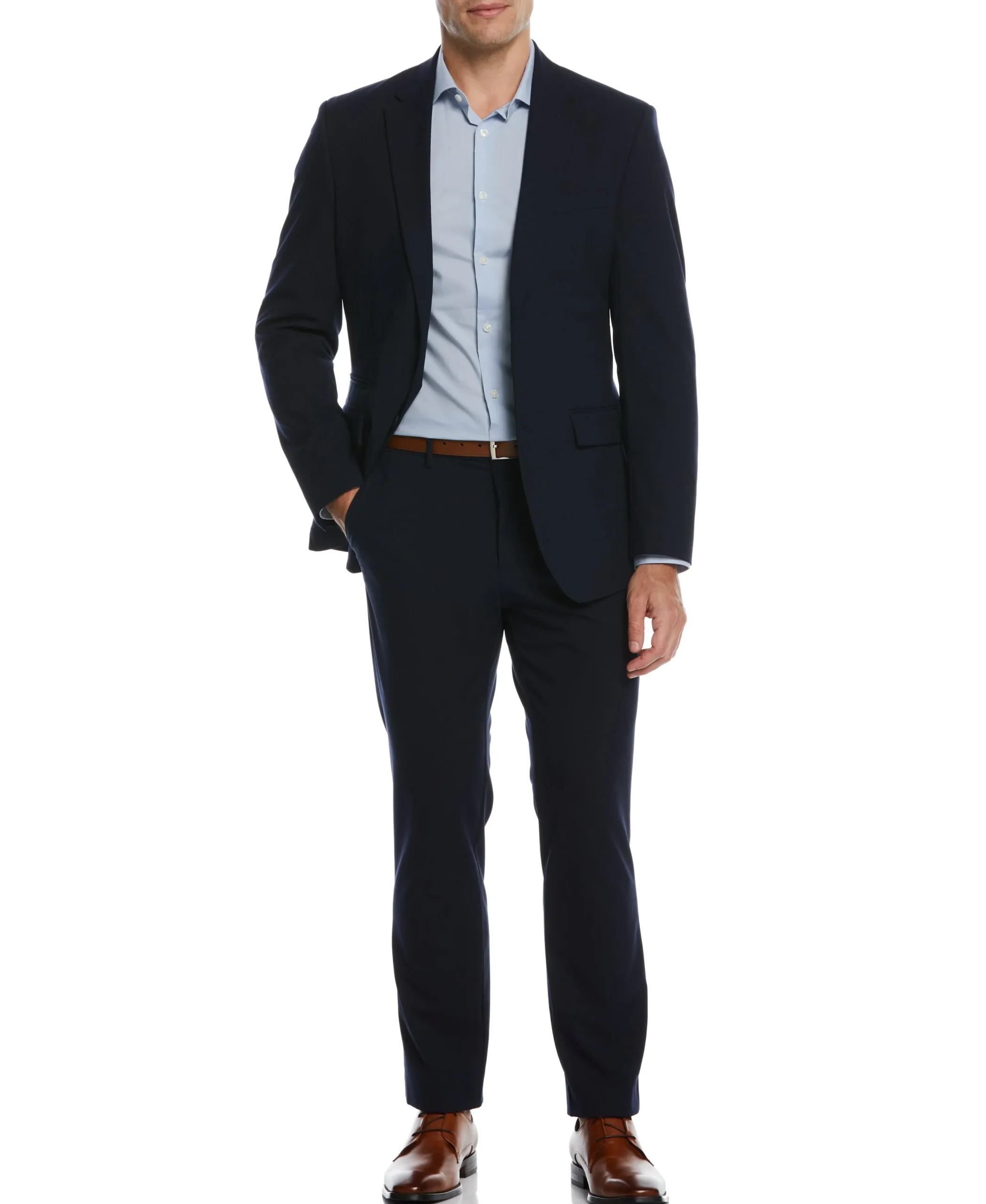 CLEARANCE Slim Fit Stretch Textured Tech Suit Jacket