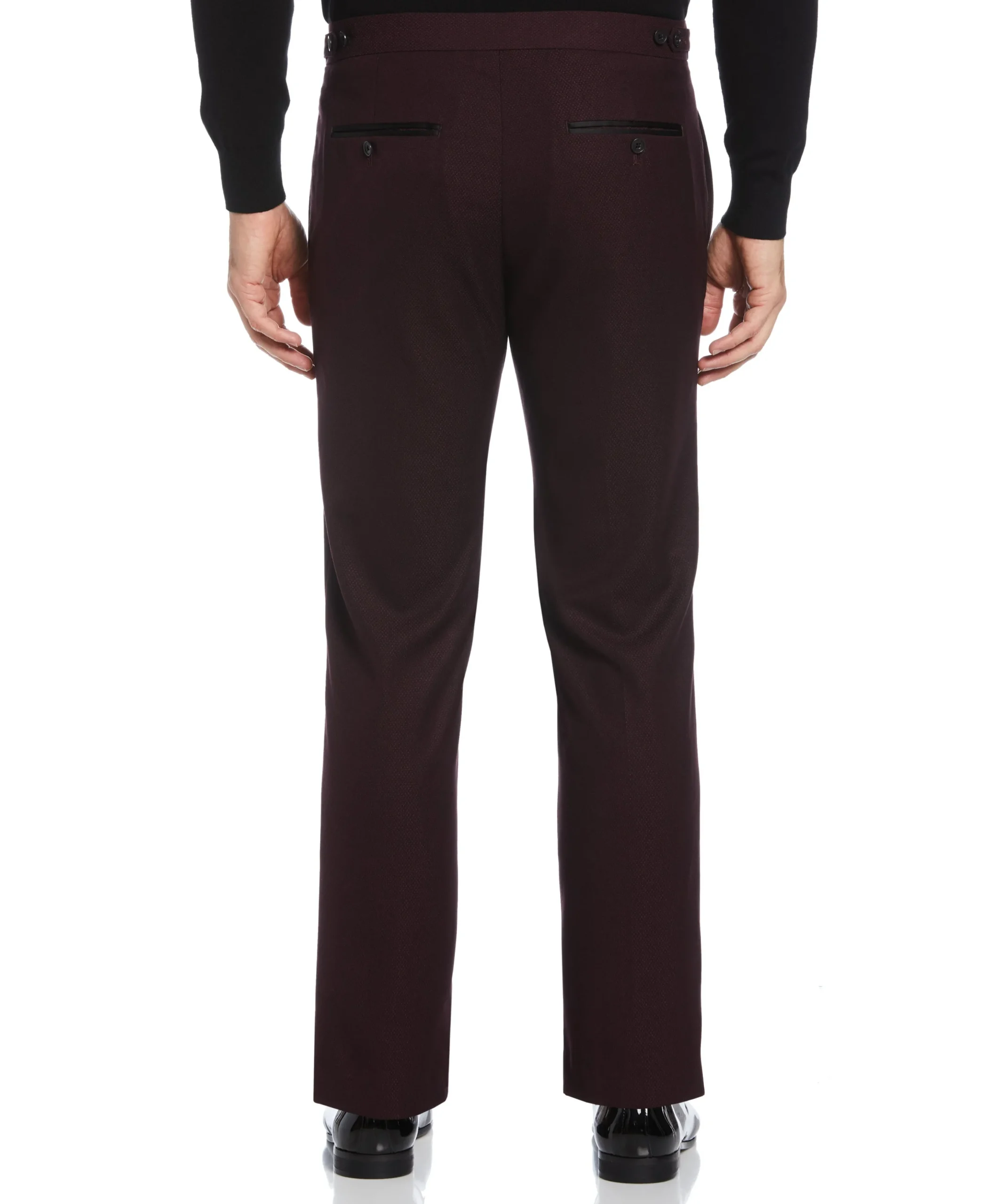 CLEARANCE Slim Fit Stretch Textured Tuxedo Pant