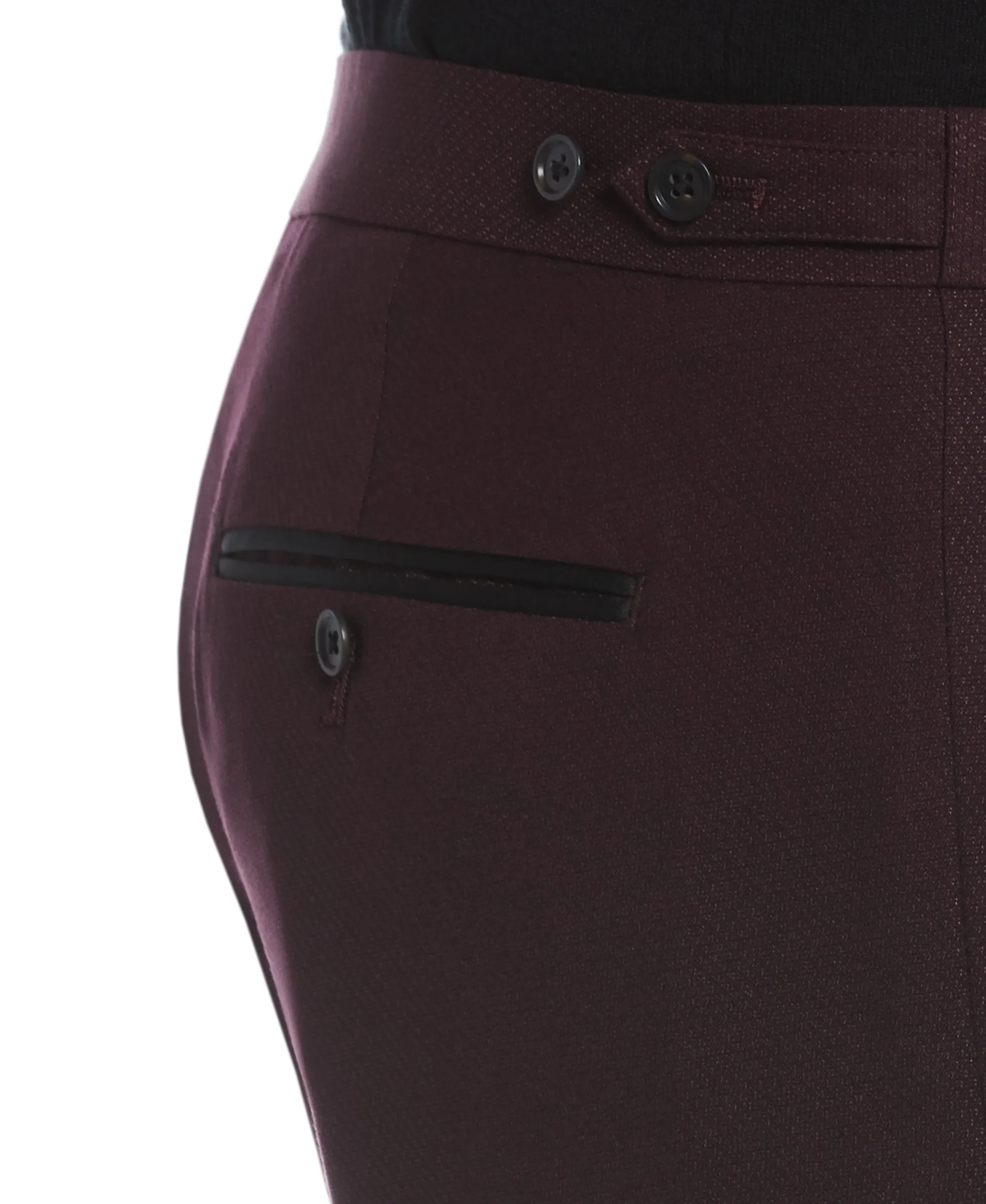 CLEARANCE Slim Fit Stretch Textured Tuxedo Pant