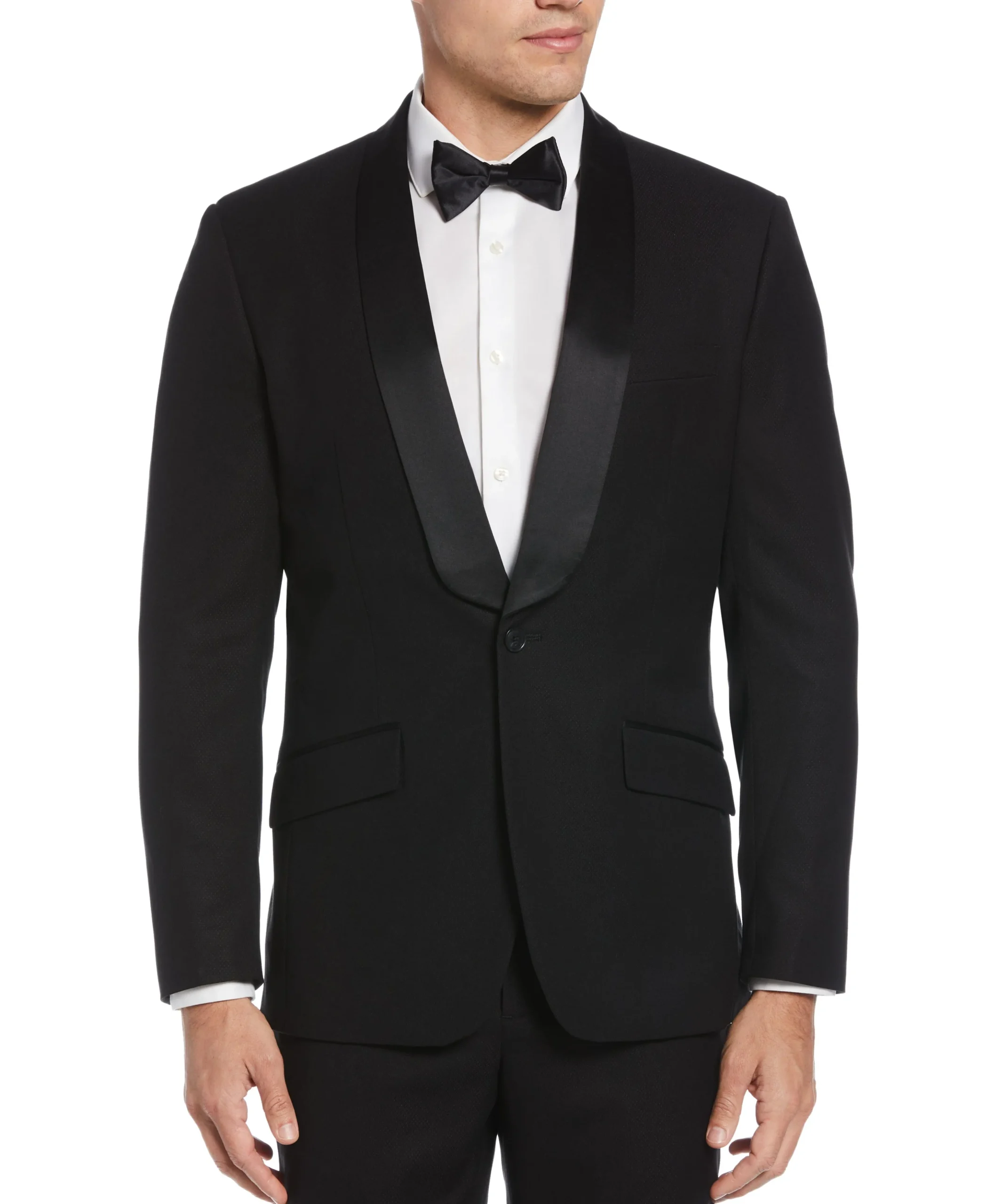 CLEARANCE Slim Fit Textured Tuxedo Jacket
