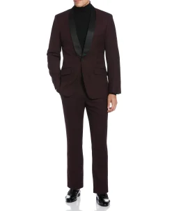 CLEARANCE Slim Fit Textured Tuxedo Jacket