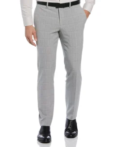 CLEARANCE Slim Fit Windowpane Suit Pant