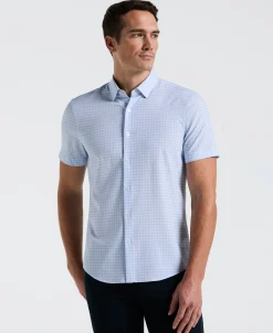 CLEARANCE Textured Dot Slim Fit Shirt