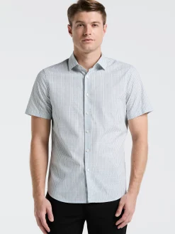 Cotton Dobby Stripe Shirt