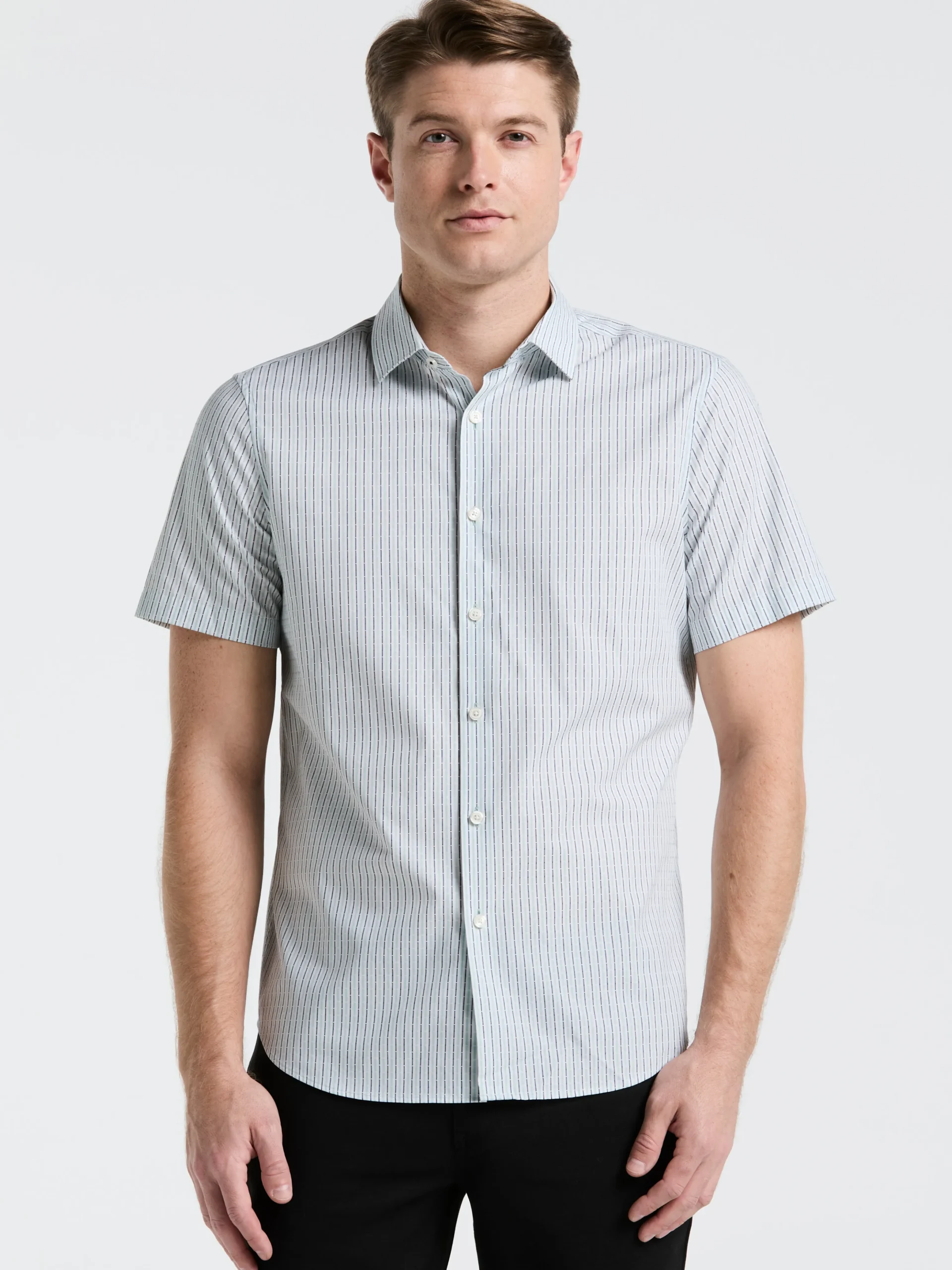 Cotton Dobby Stripe Shirt