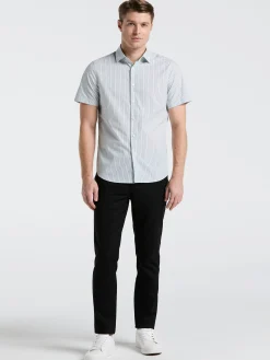 Cotton Dobby Stripe Shirt